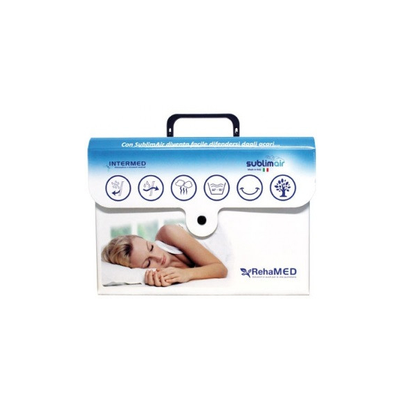 COPRIMATERASSO ANTIACARO SINGOLO A CERNIERA 90X200X20