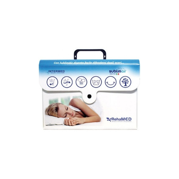 COPRIMATERASSO ANTIACARO SINGOLO A CERNIERA 85X195X20