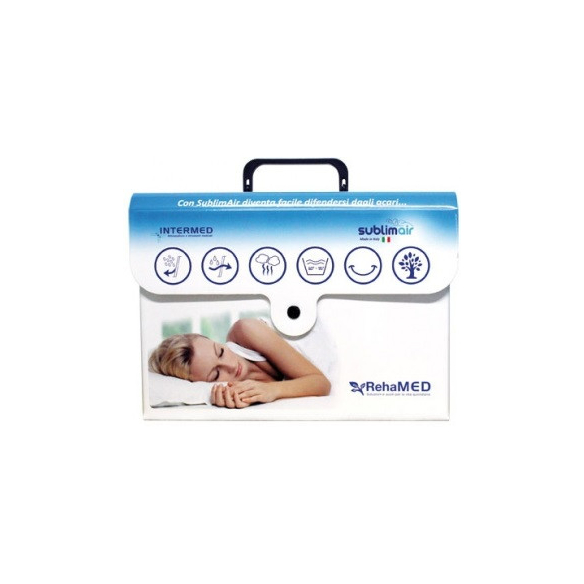 COPRIMATERASSO ANTIACARO SINGOLO A CERNIERA 80X190X20