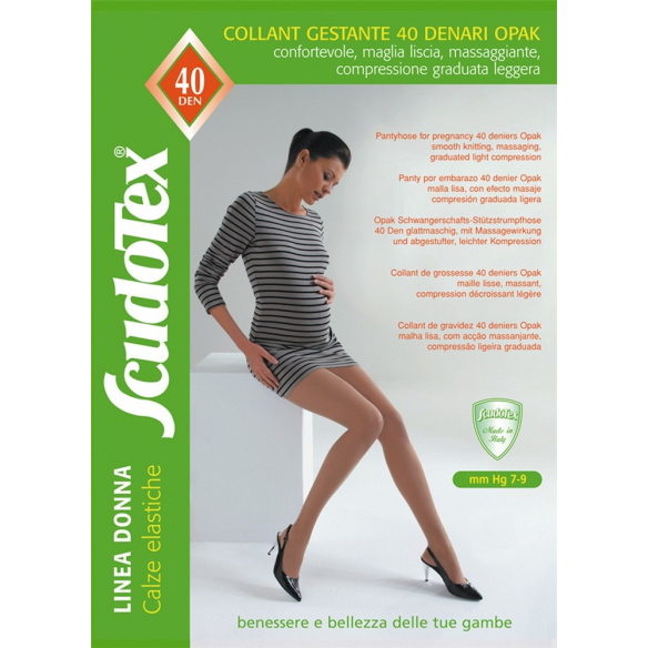 Collant Gestante 40 Denari Opak Scudotex