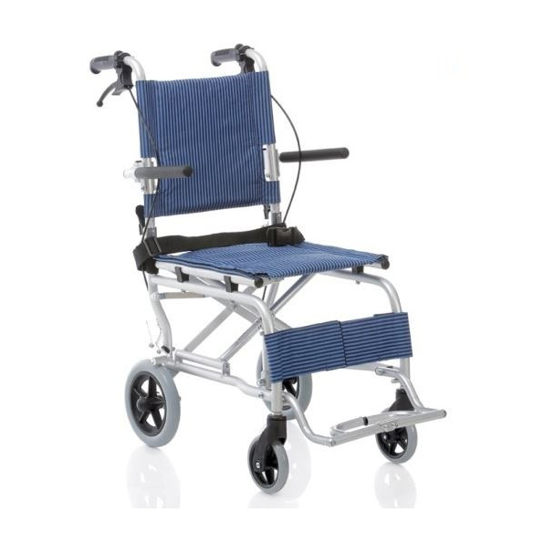 CARROZZINA PIEGHEVOLE DA VIAGGIO IN ALLUMINIO DOPPIA CROCERA