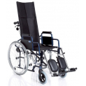 CARROZZINA PIEGHEVOLE AD AUTOSPINTA CON SCHIENALE PROLUNGATO