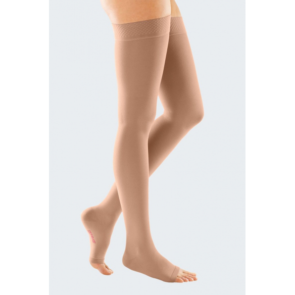 Calza compressiva Mediven Forte CCL2 modello autoreggente beige