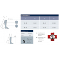 Tabella misure Gambaletti da uomo Highlight Sigvaris 15/20 mmHg