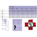 Tabella misure Collant Cotton Sigvaris CO1 Essential Thermoregulating prima classe di compressione 18-21 mmHg.
