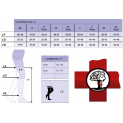 Tabella misure Calze a Mezza coscia Traditional Sigvaris seconda classe 23-32 mmHg