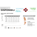 Tabella misure Collant Modasana 40 denari Corpino riducente 8-10 mmHg