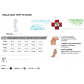 Tabella misure Collant Modasana 140 denari 16-18 mmHg