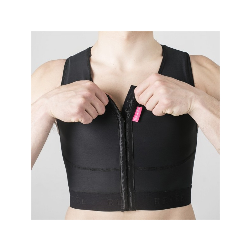 Ginecomastia Compress Reposition Shaper, Fascia Toracica Da Uomo Body - Foto 2