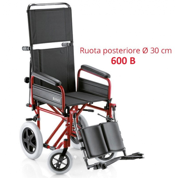 Carrozzella per disabili articolata 600 e 600 B