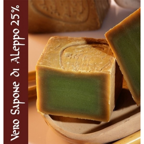 Vero sapone di aleppo 25%