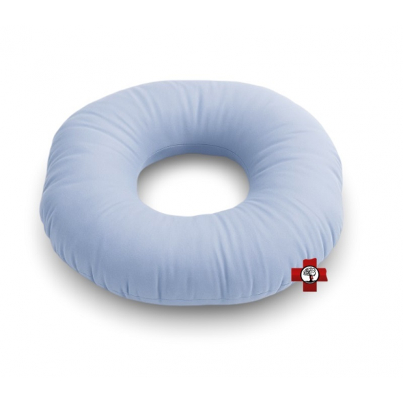 Cuscino antidecubito circolare in fibra cava siliconata