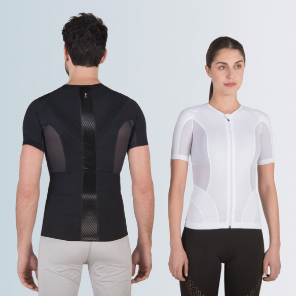 Maglia posturale con cerniera P+ FORCE FGP per postura corretta