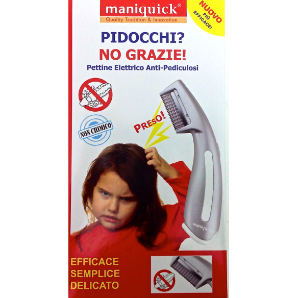 Pettine anti-pediculosi elettronico
