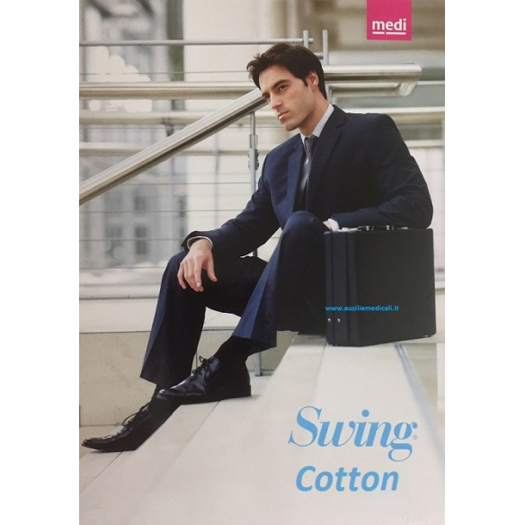 Gambaletto a compressione SWING MAN COTTON 18mmHg
