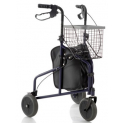 DEAMBULATORE ROLLATOR PIEGHEVOLE SU 3 RUOTE