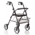 DEAMBULATORE ROLLATOR PIEGHEVOLE IN ALLUMINIO MOD. ATLANTE