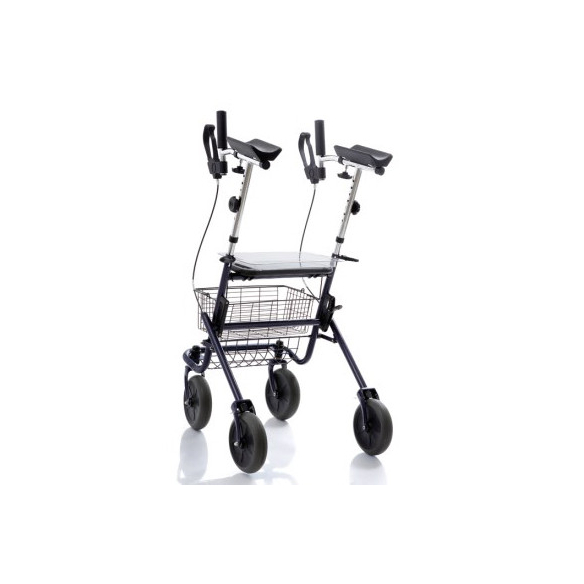 DEAMBULATORE ROLLATOR SU 4 RUOTE CON APPOGGIO ANTIBRACHIALE