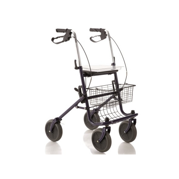 DEAMBULATORE ROLLATOR PER ESTERNO PIEGHEVOLE SU CON FRENI