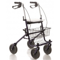 DEAMBULATORE ROLLATOR PER ESTERNO PIEGHEVOLE SU CON FRENI