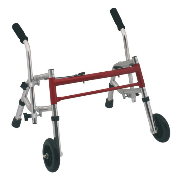 DEAMBULATORE PIEGHEVOLE PER BAMBINI CON PUNTALI E RUOTE