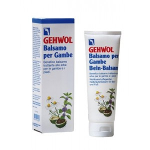 Balsamo per Gambe GEHWOL® è un preparato alle erbe specifico per il trattamento di gambe e piedi.