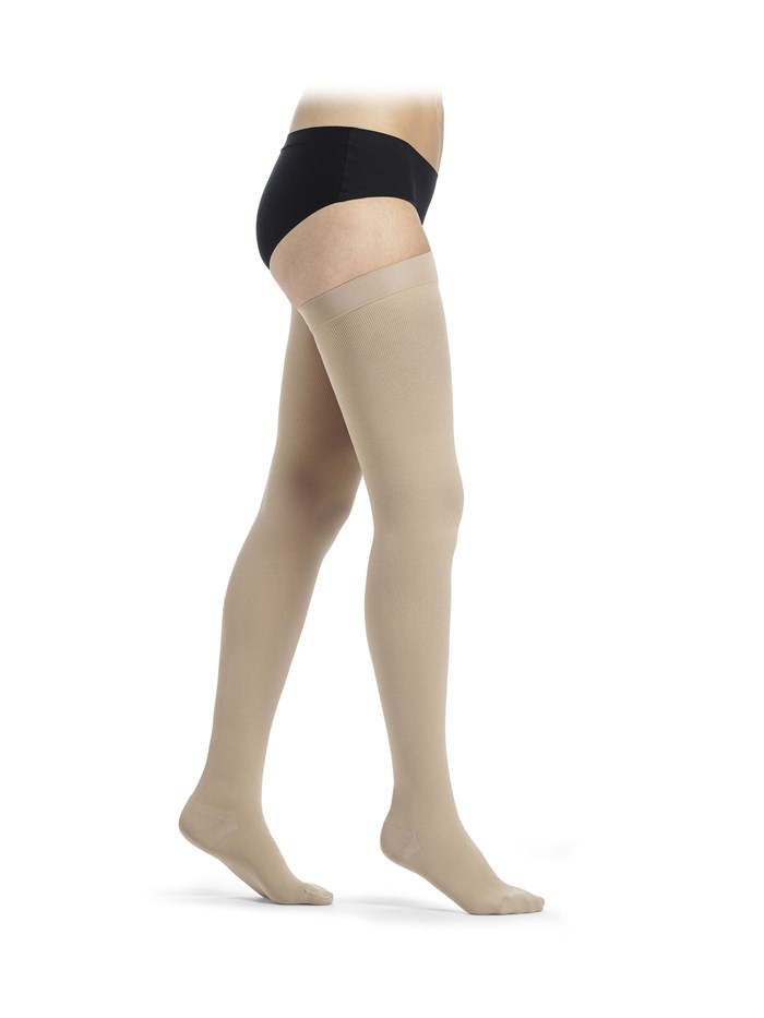 CALZA COSCIA AUTOREGGENTE COTTON CO3 A-G SIGVARIS Essential THERMOREGULATING TERZA CLASSE DI COMPRESSIONE 34 - 46 mmHg