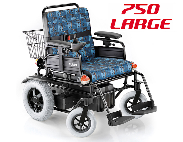 Carrozzina per disabili Elettronica SURACE 750 Maxi SERIE 750 MAXI LARGE Carrozzina per disabili Elettronica SURACE 750 Maxi SERIE 750 MAXI LARGE