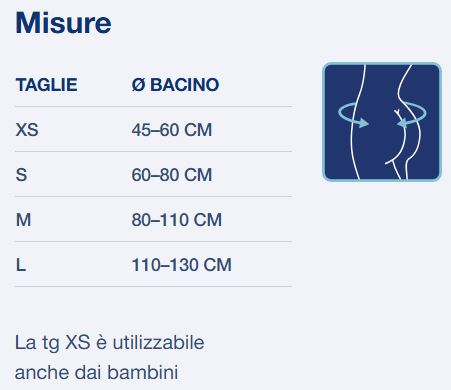 Tabella misure Iperestensore vertebrale I-35 TOP FGP