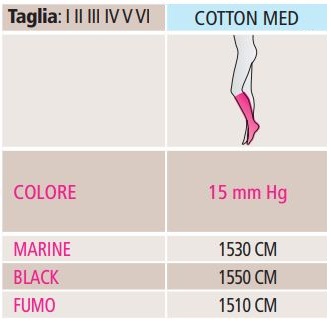 Codici Swing cotton Med 15 mmhg